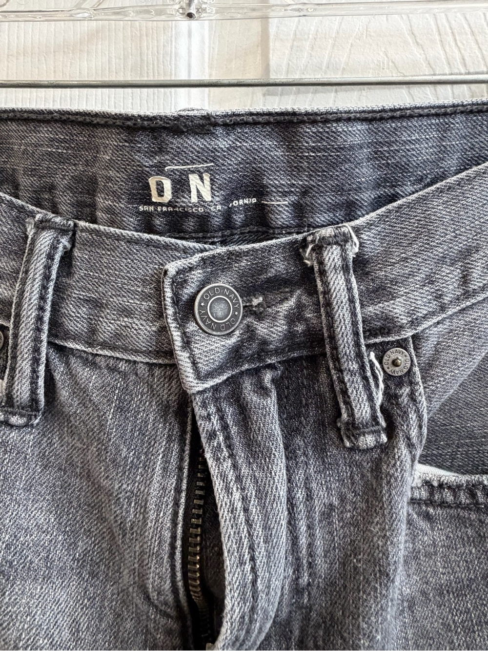 Old Navy Slim Jeans in Faded Black-Grey Wash